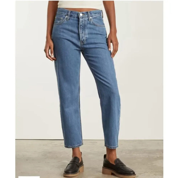 Everlane Denim - Everlane The Summer Slouch Jean in Indigo Mist Organic Cotton Baggy Size 25